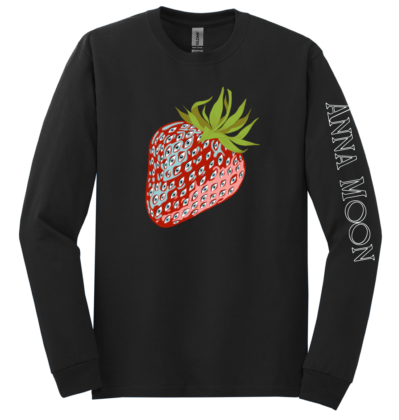 Anna Moon long sleeve strawberry shirt